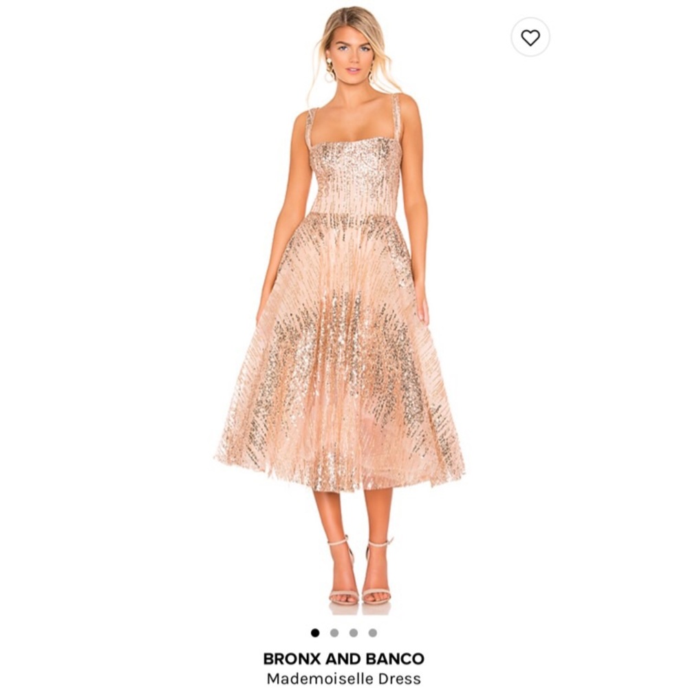 BRONX AND BANCO formal sequin dress
